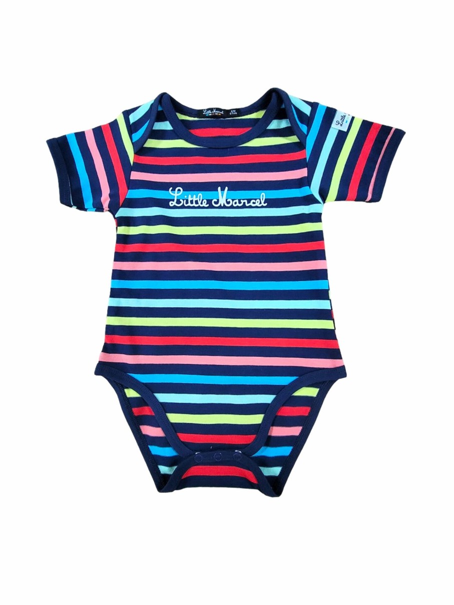 Little Marcel LITTLE MARCEL Bodys | Body Manches Courtes Bebe Multi Fn