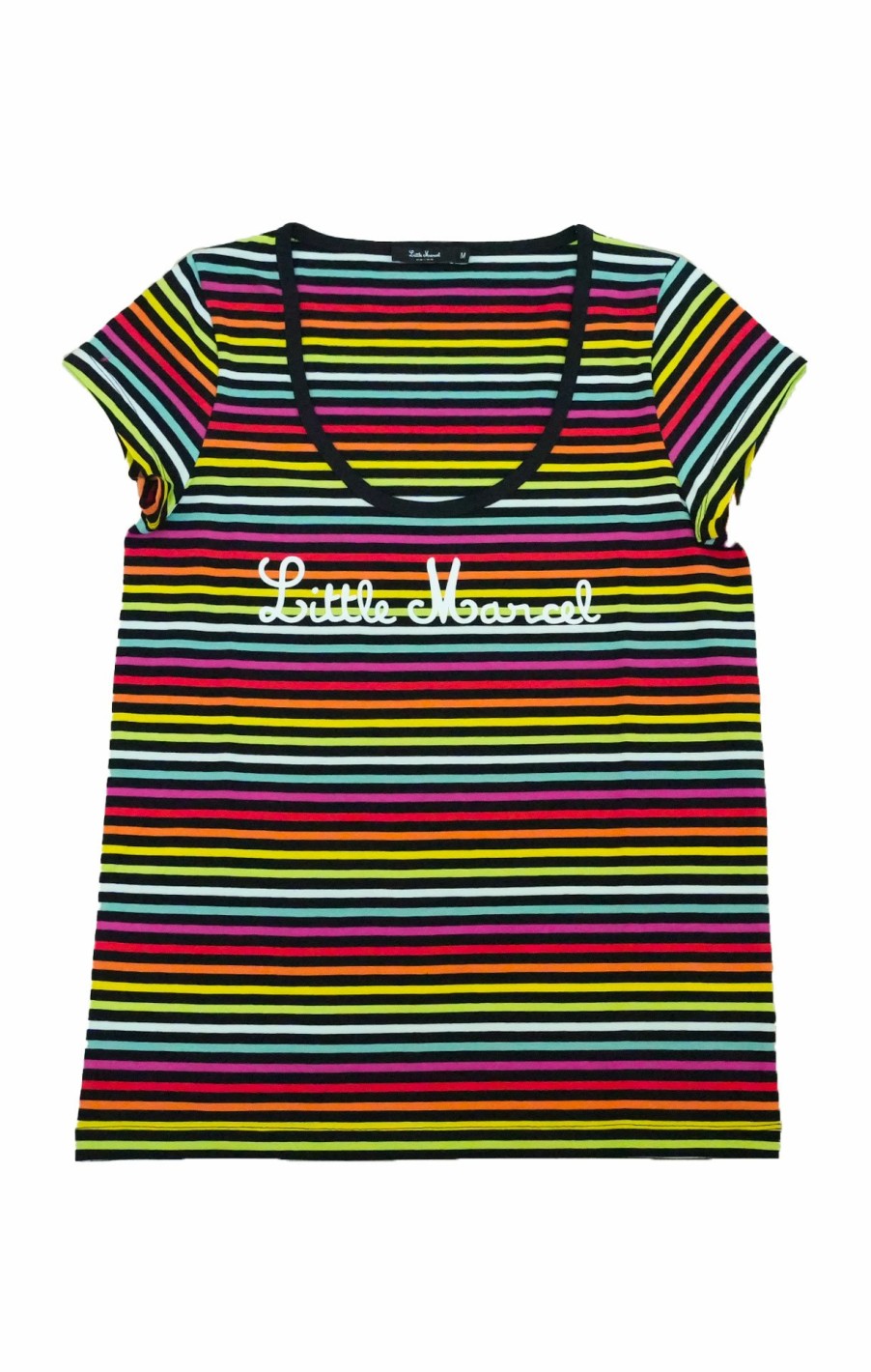 Little Marcel LITTLE MARCEL | Tee-Shirt Manches Courtes Femme Line Mc Multi 001Fn