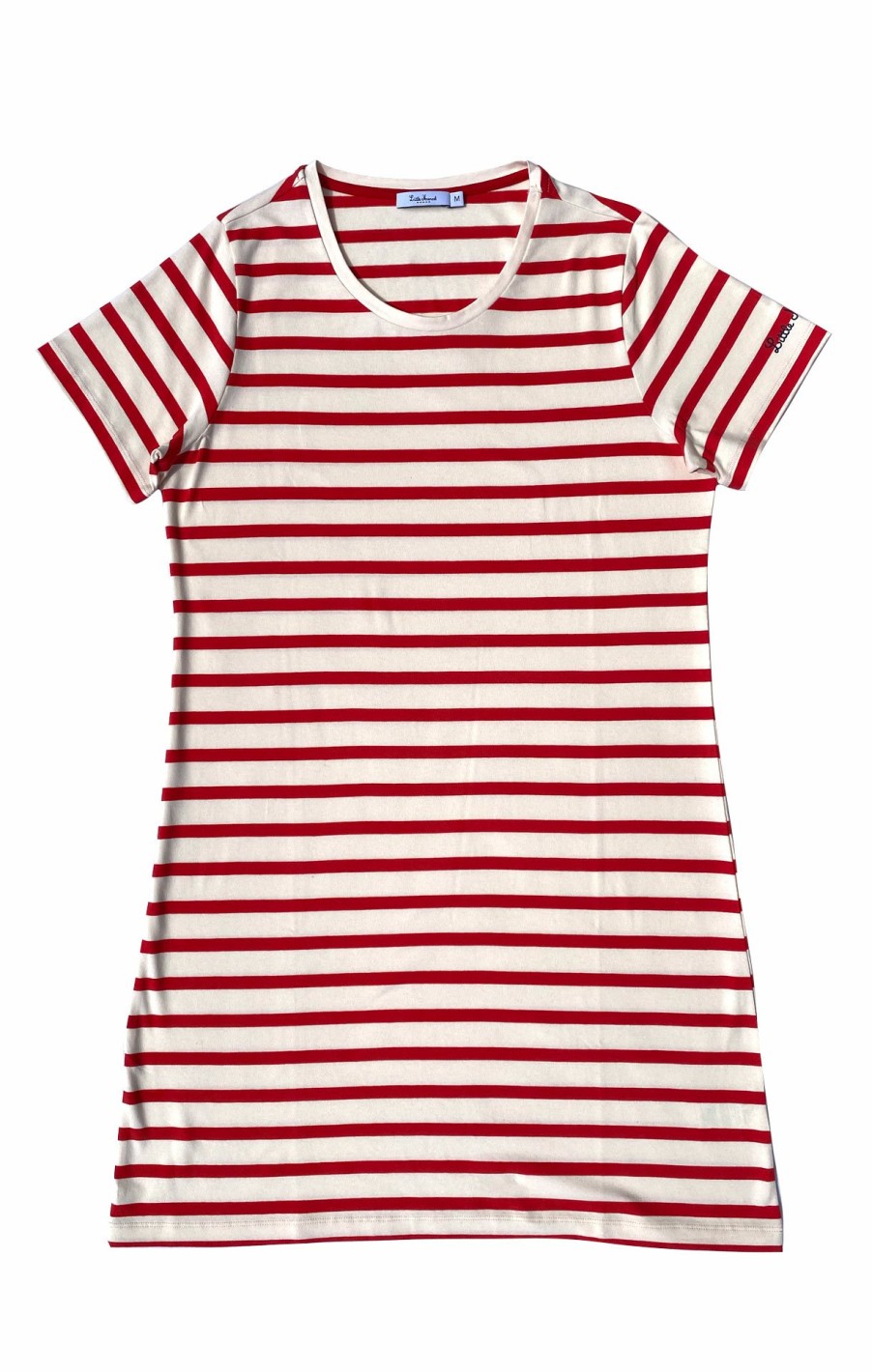 Little Marcel LITTLE MARCEL | Robe A Rayures Femme Jema Ecru Rouge