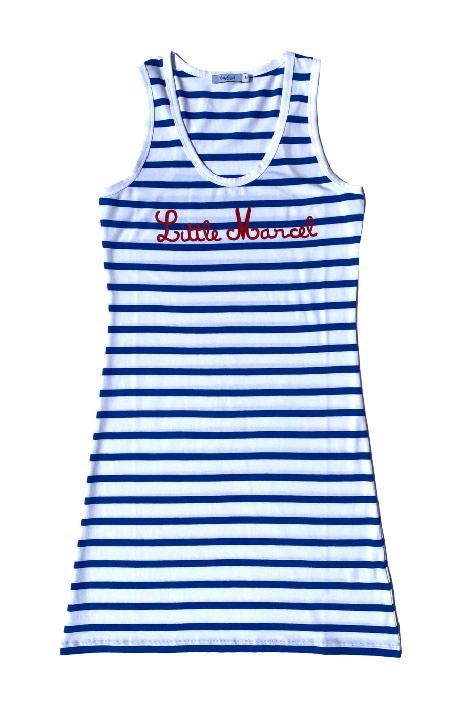 Little Marcel LITTLE MARCEL | Robe A Rayures Femme Eden Blanc Bleu