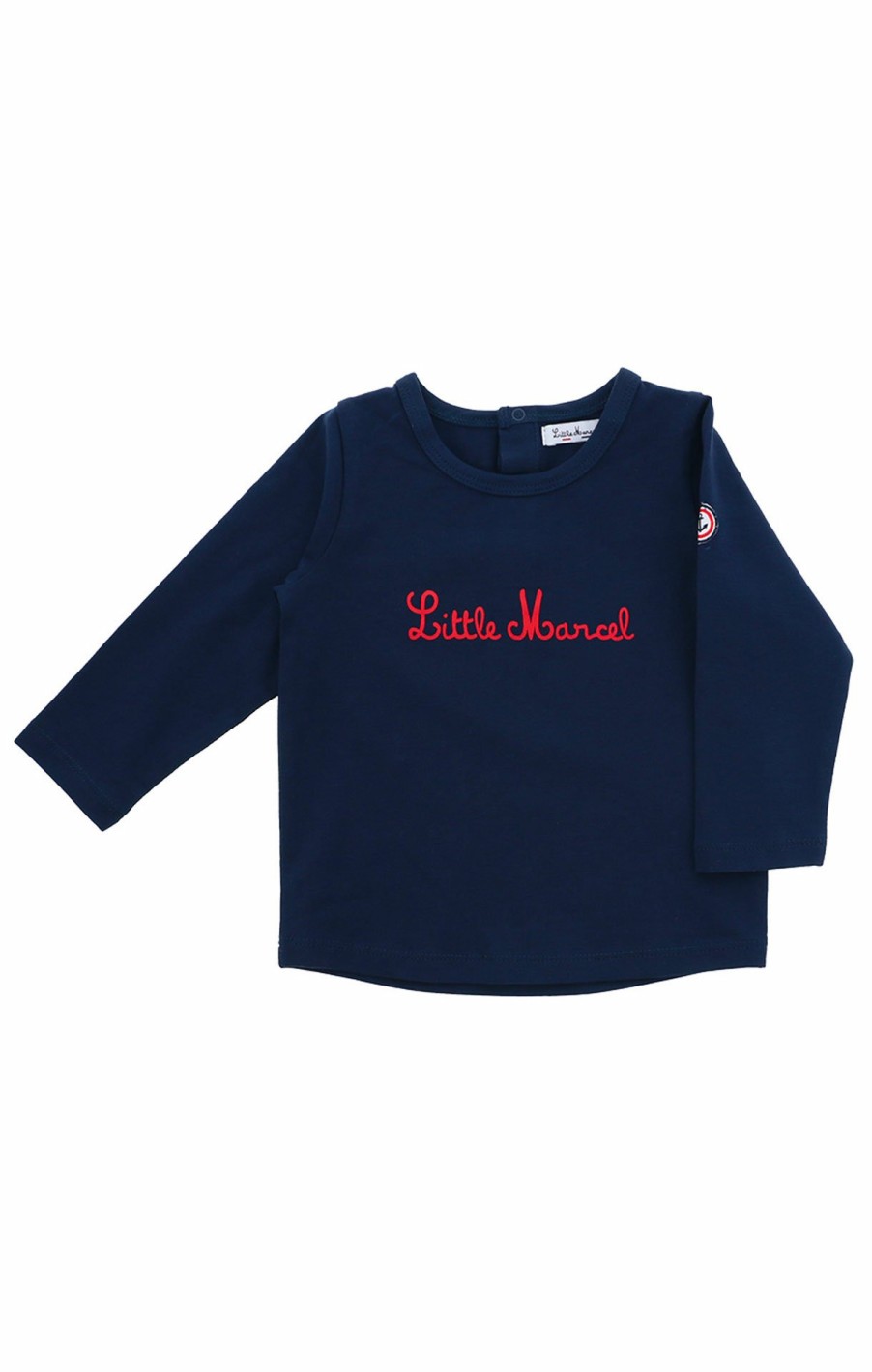 Little Marcel LITTLE MARCEL Débardeurs & T-shirts | T-Shirt Manches Longues Bebe Marine