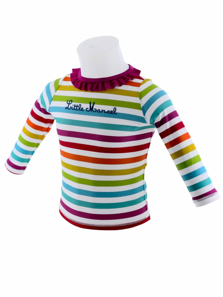 Little Marcel LITTLE MARCEL Maillots de bain | T-Shirt De Bain Anti Uv Bebe Fille Multi Fb