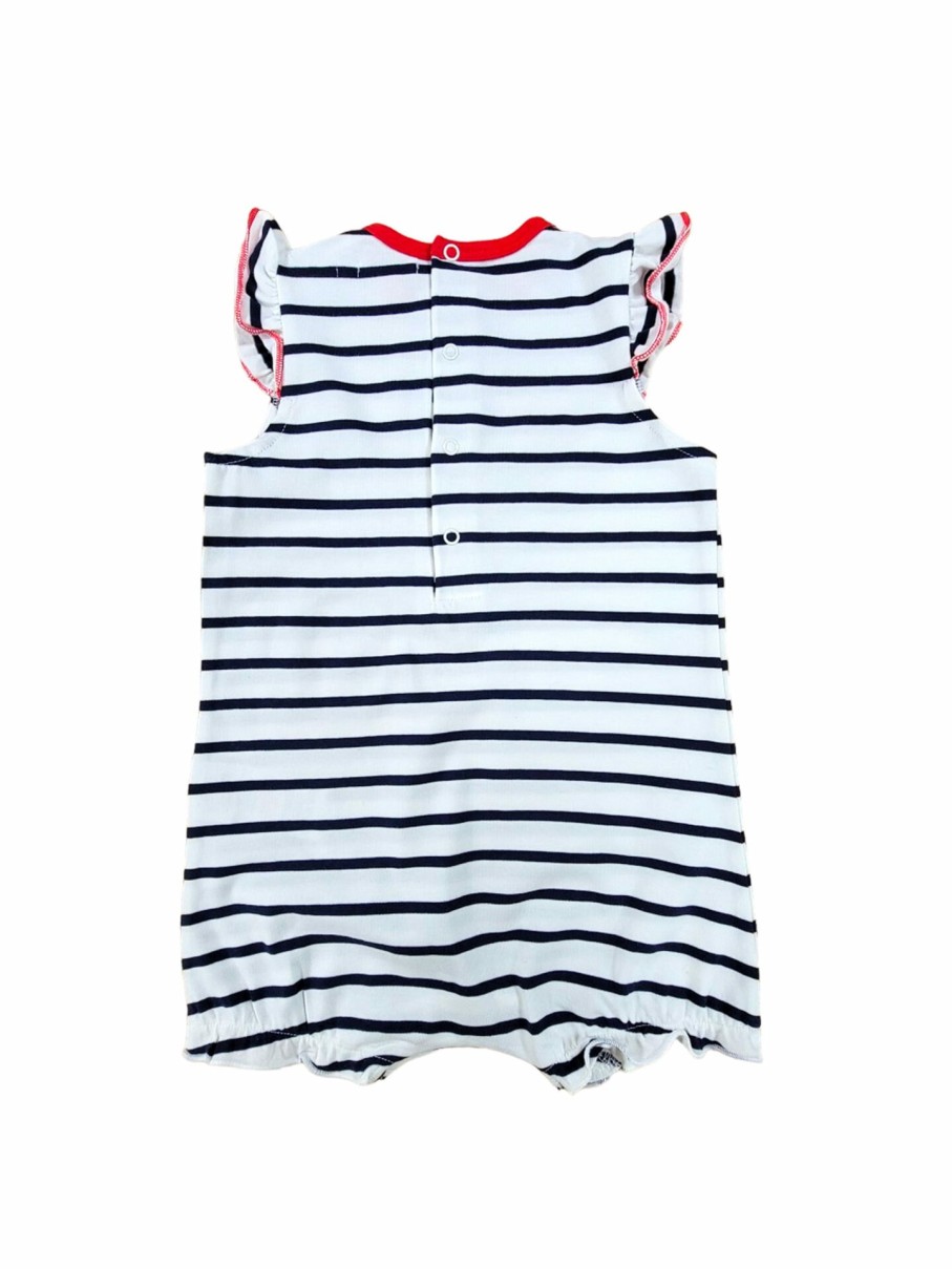 Little Marcel LITTLE MARCEL Ensembles & Combinaisons | Barboteuse Bebe Fille Marin Bleu-Marine