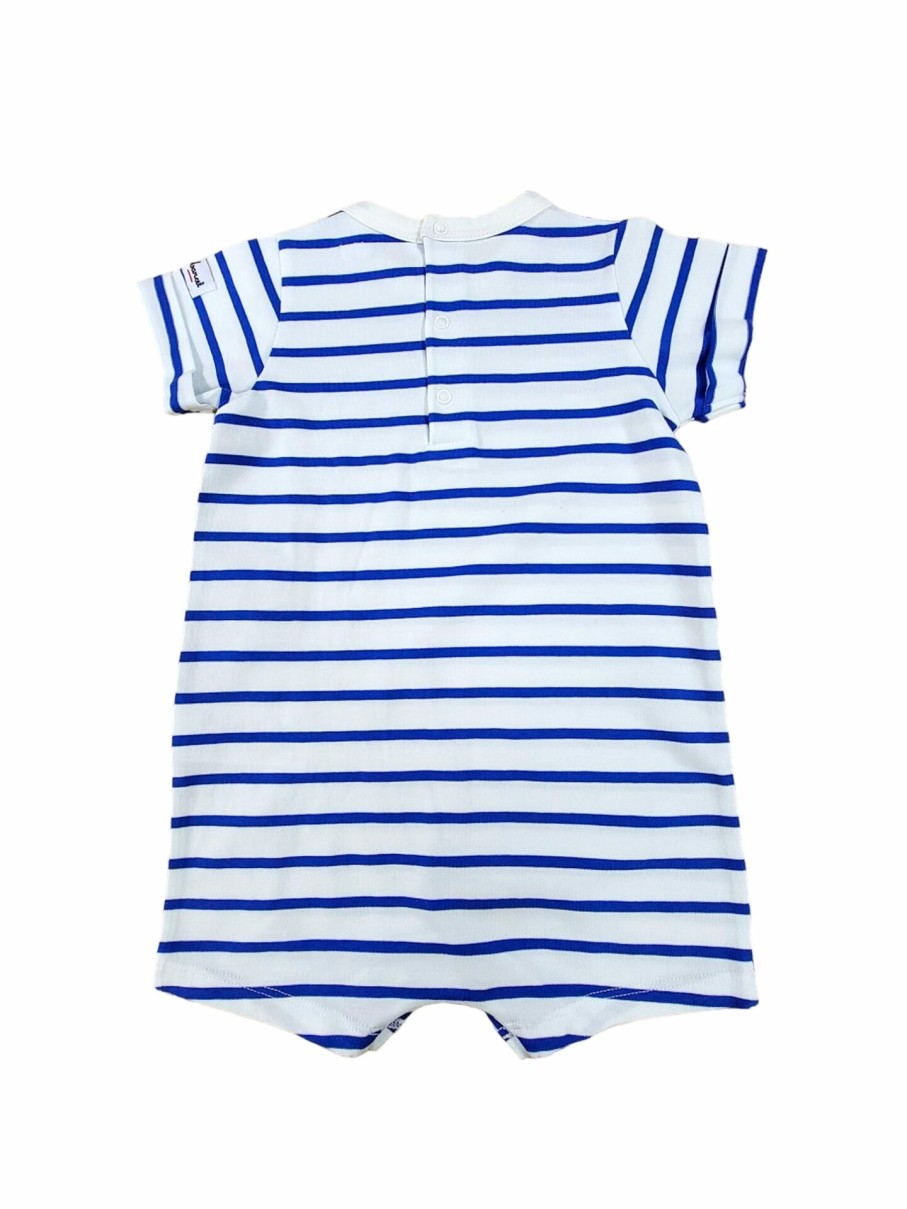 Little Marcel LITTLE MARCEL Ensembles & Combinaisons | Barboteuse Bebe Garcon Marin Bleu