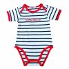 Little Marcel LITTLE MARCEL Bodys | Body Manches Courtes Bebe Marin Bleu-Marine