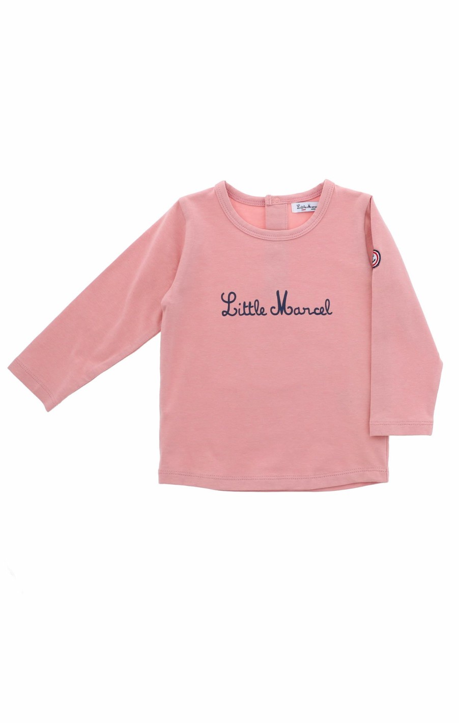 Little Marcel LITTLE MARCEL Débardeurs & T-shirts | T-Shirt Manches Longues Bebe Rose