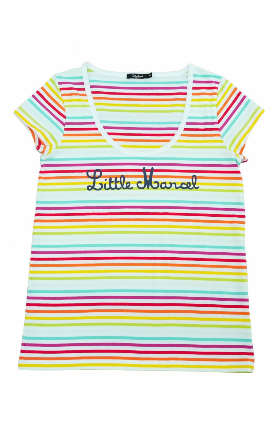 Little Marcel LITTLE MARCEL | Tee-Shirt Manches Courtes Femme Line Mc Multi 001Fb