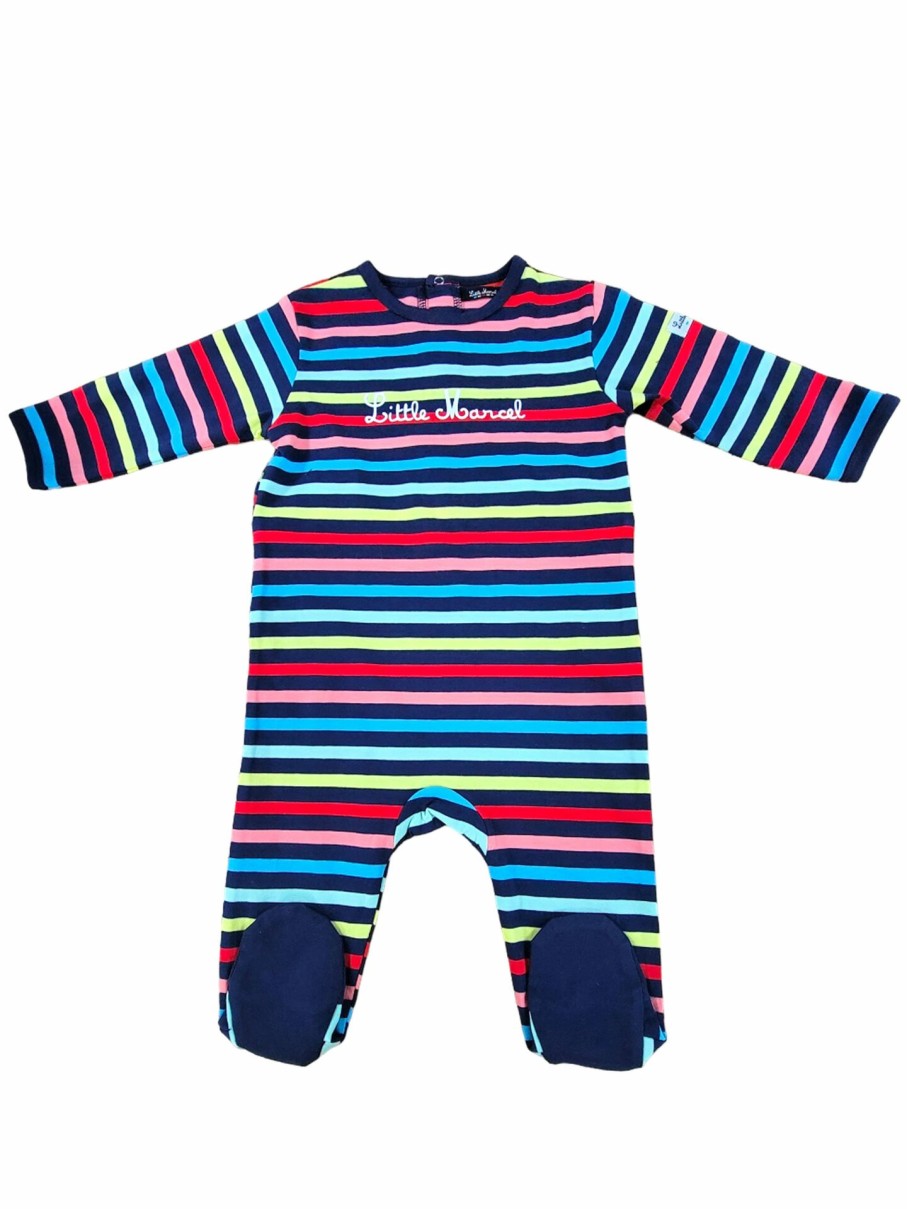 Little Marcel LITTLE MARCEL Pyjamas | Dors Bien Bebe Marin Multi Fn