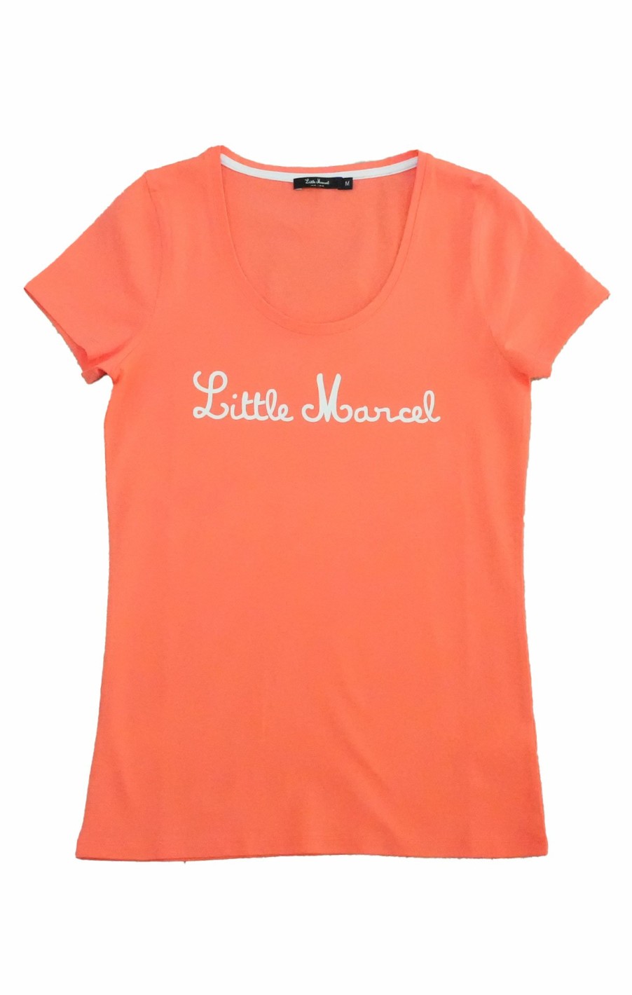 Little Marcel LITTLE MARCEL | Tee-Shirt Manches Courtes Femme Thinks Corail