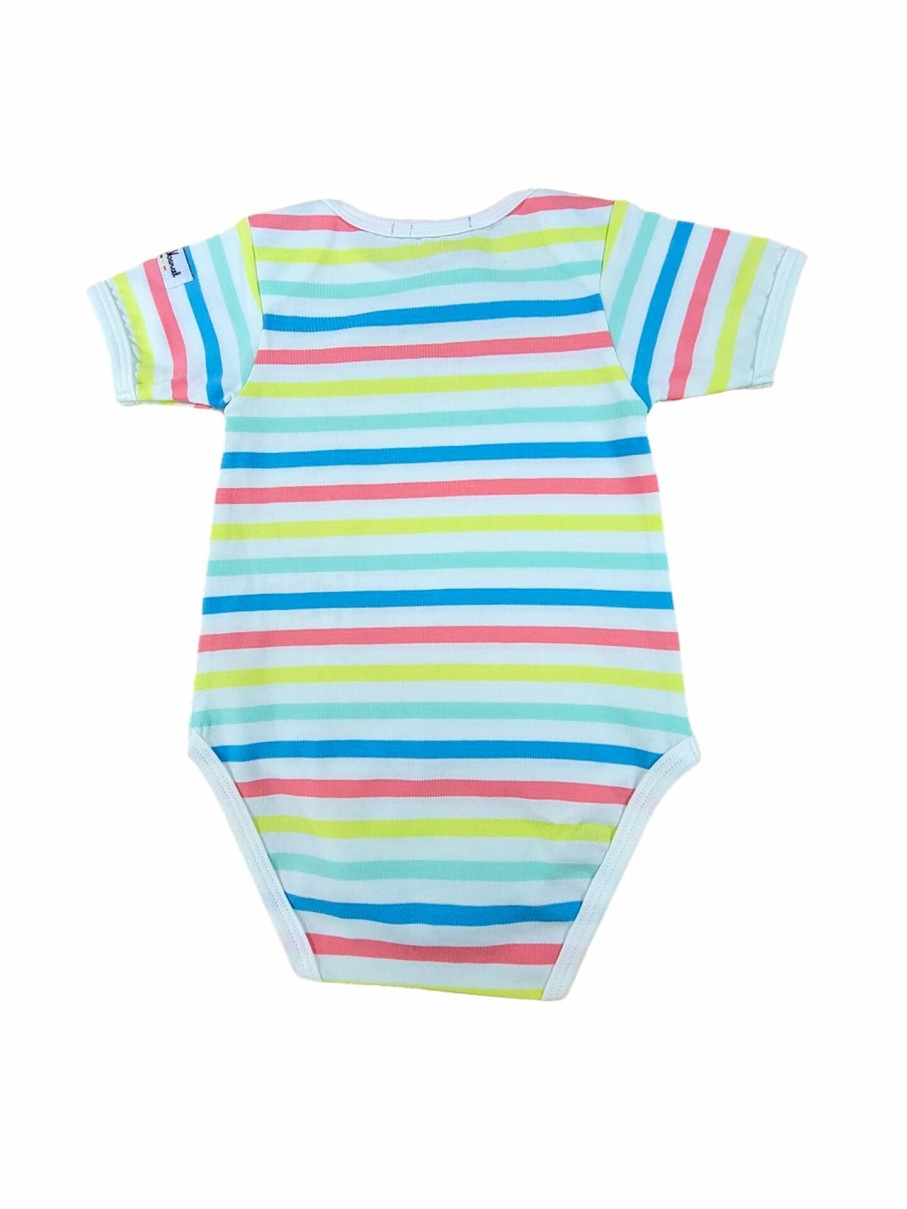 Little Marcel LITTLE MARCEL Bodys | Body Manches Courtes Bebe Multi Fb