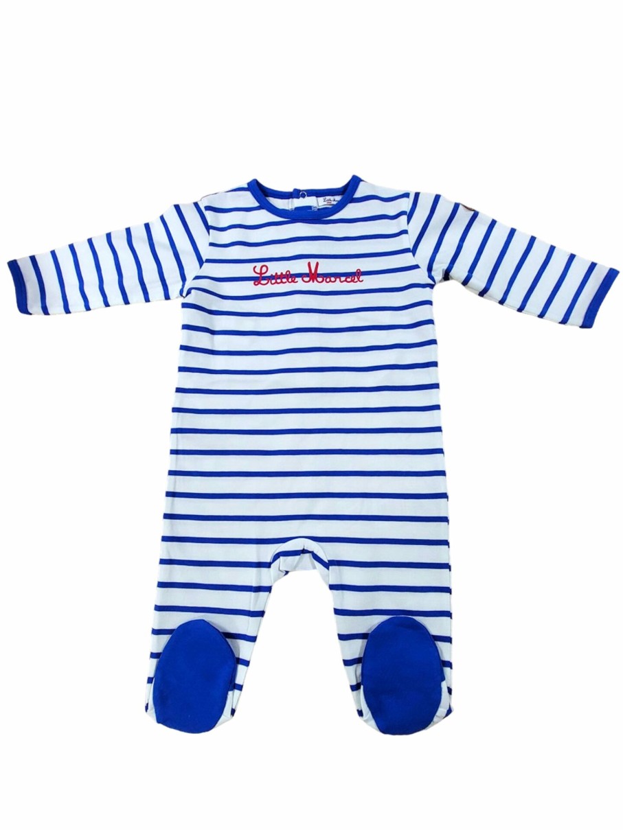 Little Marcel LITTLE MARCEL Pyjamas | Dors Bien Bebe Marin Bleu